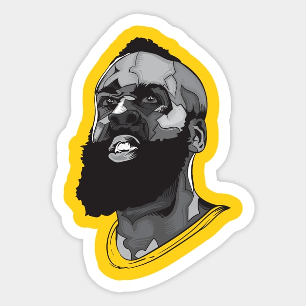 Most Valuable Beard Sticker by adopecreation